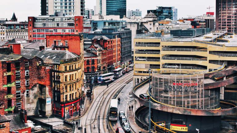 Aerial view of Manchester, Unsplash