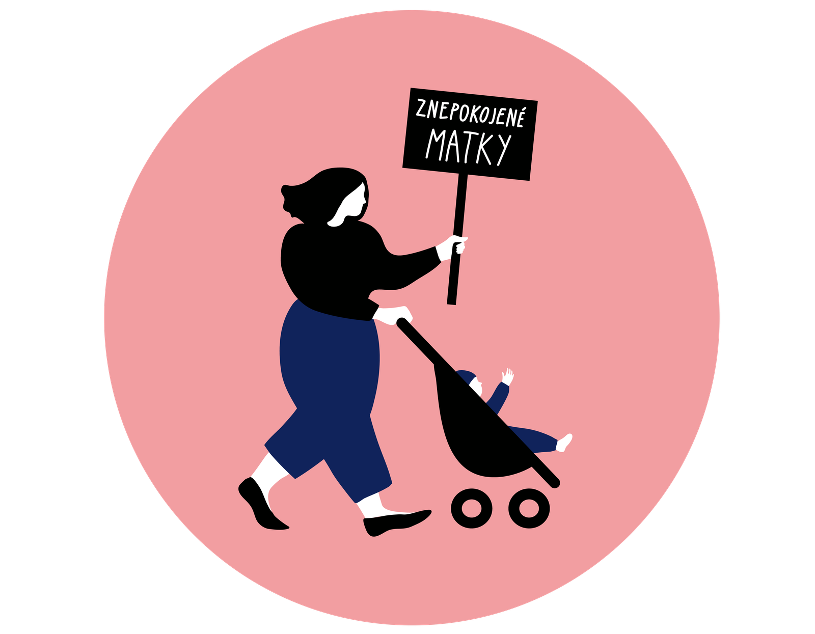 Znepokojene matky logo